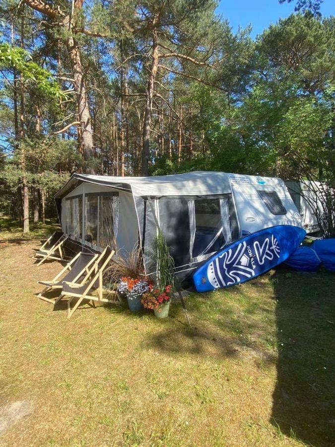 Przyczepa Abordaz Na Campingu Kormoran Hotel Hel Kültér fotó